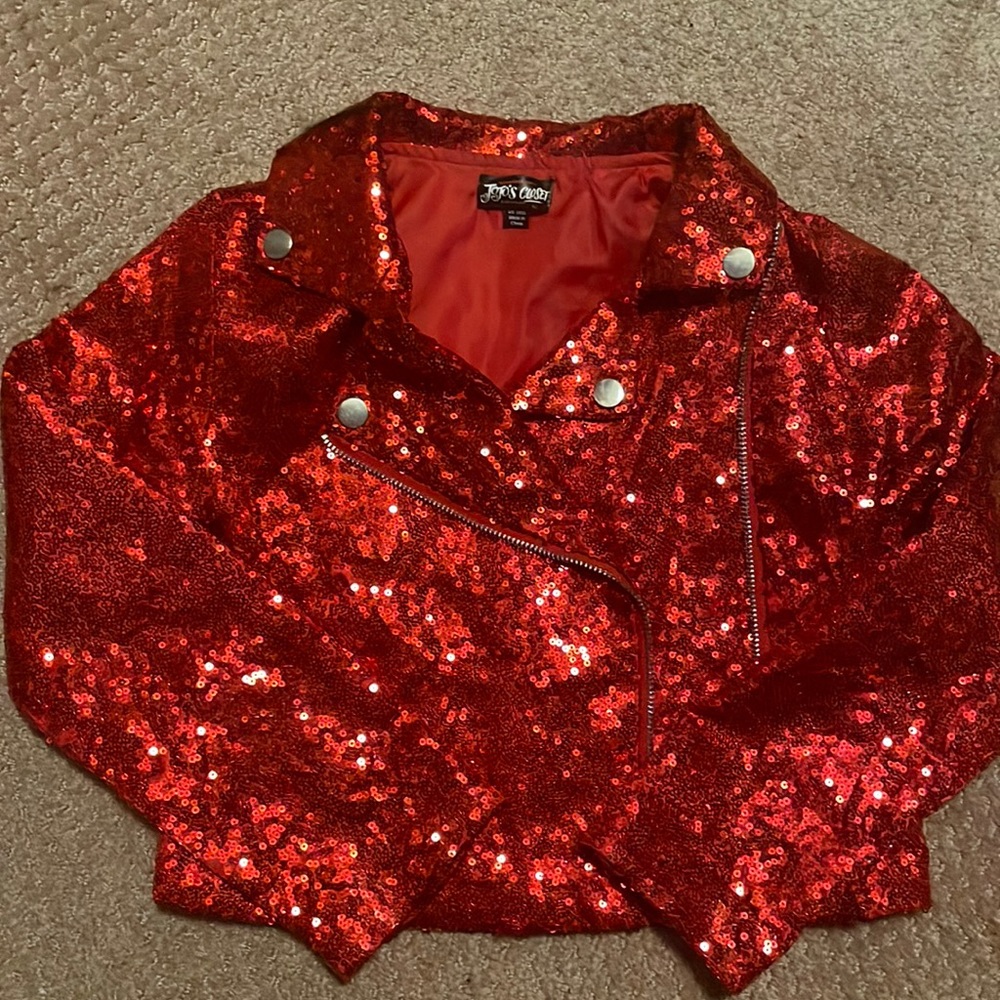 Jojo Siwa Red Glitter jacket